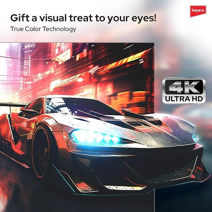 تلفزيون LED ذكي اندرويد 55 انش 4K UHD من امبيكس - الصورة 6